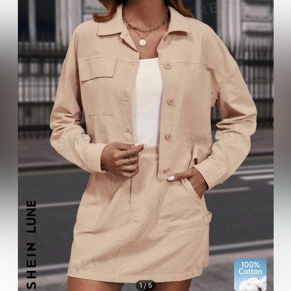 SHEIN two piece skirt set - Picture 2 of 3